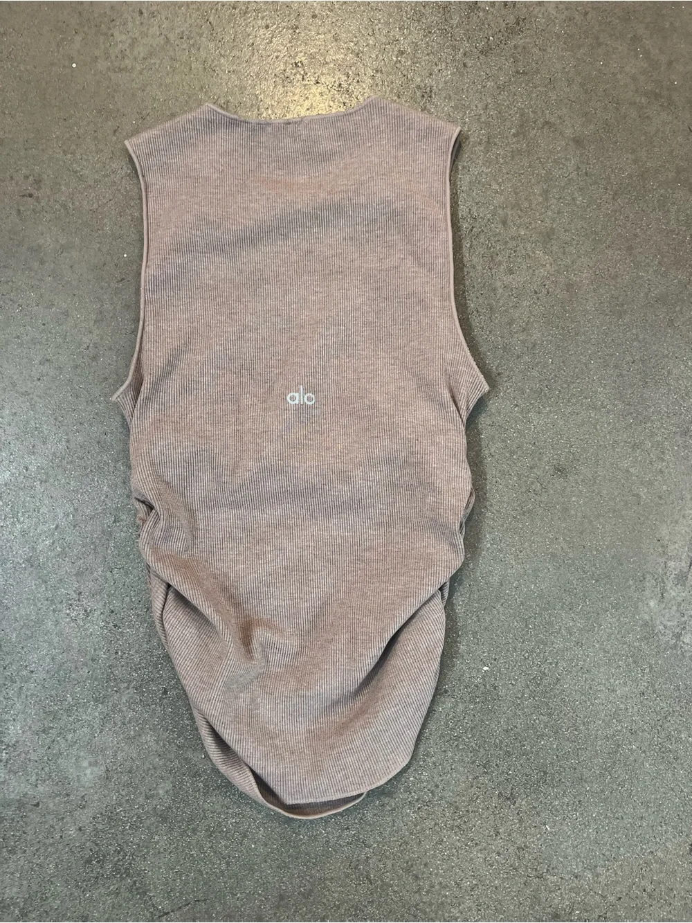 NWOT ALO & Lululemon Sleeveless Ruched Tank Top in Mauve | Women